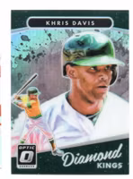 2017 Donruss Optic #20 Khris Davis DK (20-409x3-MLBATHLETICS)