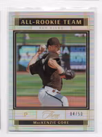 2022 Panini Three and Two All Rookie Team Holo Gold #14 MacKenzie Gore (50-386x3-MLBPADRES)