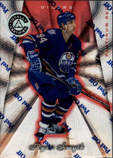 1997-98 Pinnacle Totally Certified Platinum Red #79 Ryan Smyth (15-433x1-OILERS)