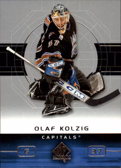 2002-03 SP Authentic #89 Olaf Kolzig (5-437x7-CAPITALS)