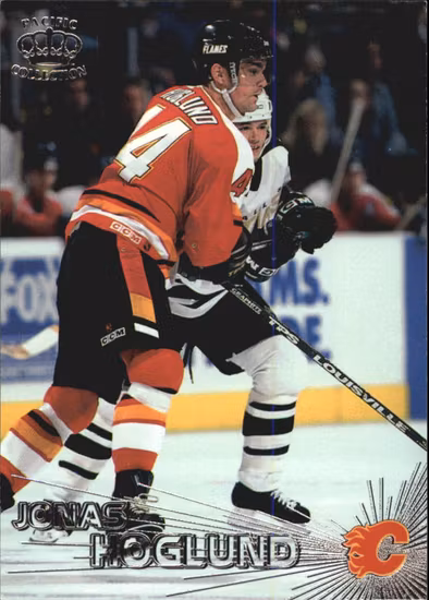 1997-98 Pacific Silver #185 Jonas Hoglund (10-X354-FLAMES)