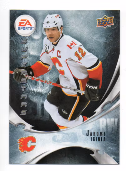 2010-11 Upper Deck EA Superstars #EA4 Jarome Iginla SP (30-X21-FLAMES)