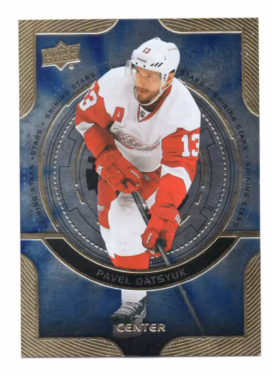2013-14 Upper Deck Shining Stars Centers #C1 Pavel Datsyuk (20-X24-REDWINGS)