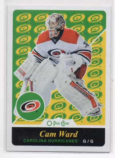 2015-16 O-Pee-Chee Retro #77 Cam Ward (10-X9-HURRICANES)