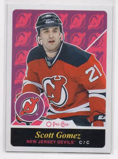 2015-16 O-Pee-Chee Retro #90 Scott Gomez (10-X9-DEVILS)