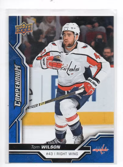 2018-19 Upper Deck Compendium Blue #786 Tom Wilson (5-405x9-CAPITALS)