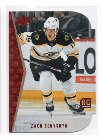 2019-20 Upper Deck '94-95 Rookie Tribute Die Cuts Red #8 Zach Senyshyn (15-X332-BRUINS)