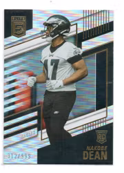 2022 Elite #147 Nakobe Dean RC (20-386x5-NFLEAGLES)