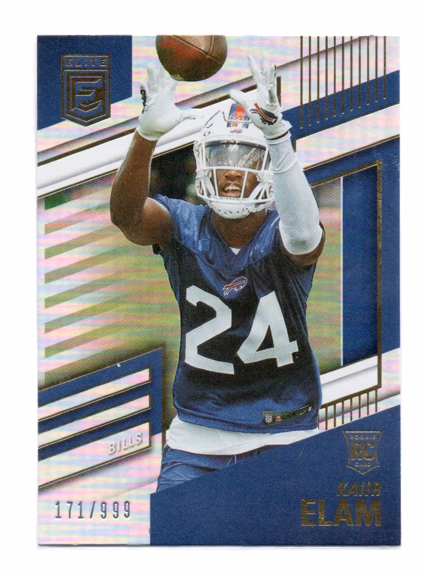 2022 Elite #187 Kaiir Elam RC (20-386x2-NFLBILLS)