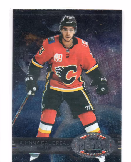 2020-21 Metal Universe '97-98 Retro #R27 Johnny Gaudreau (15-X329-FLAMES)