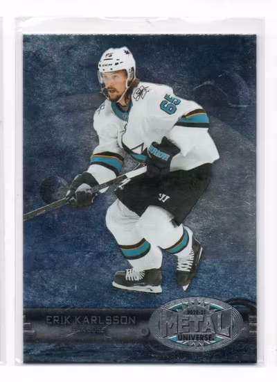 2020-21 Metal Universe '97-98 Retro #R29 Erik Karlsson (20-X334-SHARKS) (2)
