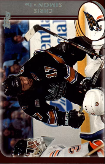 2002-03 Topps Factory Set Gold #198 Chris Simon (5-441x2-CAPITALS)