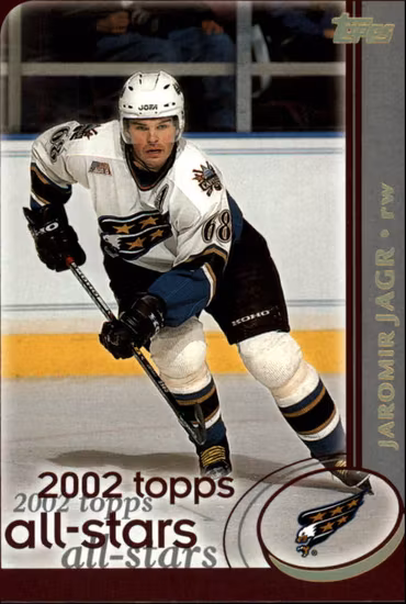 2002-03 Topps Factory Set Gold #327 Jaromir Jagr (10-441x6-CAPITALS)