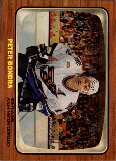 2002-03 Topps Heritage #51 Peter Bondra (5-441x8-CAPITALS)