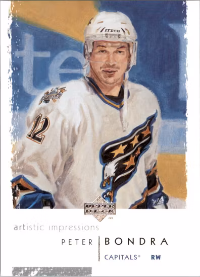 2002-03 UD Artistic Impressions #89 Peter Bondra (5-443x8-CAPITALS)