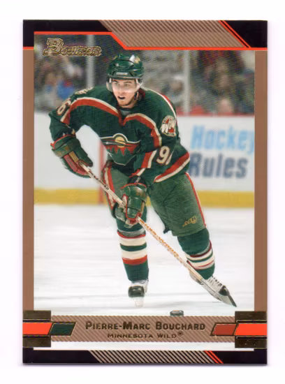 2003-04 Bowman Gold #67 Pierre-Marc Bouchard (15-443x1-NHLWILD)