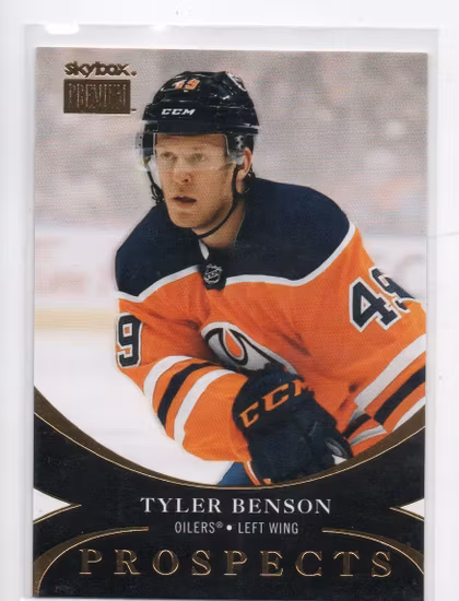 2020-21 Metal Universe Skybox Premium Prospects #PP7 Tyler Benson (12-X333-OILERS)