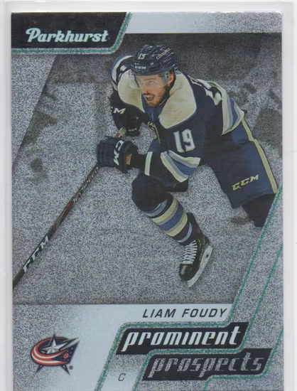 2020-21 Parkhurst Prominent Prospects #PP2 Liam Foudy (10-X323-BLUEJACKETS)