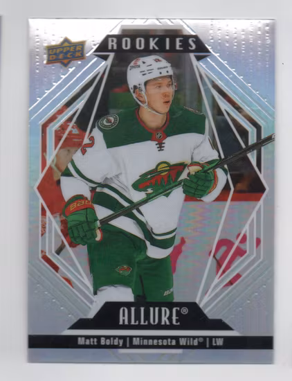 2022-23 Upper Deck Allure #114 Matt Boldy RC (15-443x4-NHLWILD)