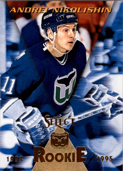 1994-95 Select #184 Andrei Nikolishin RC (5-X67-WHALERS)