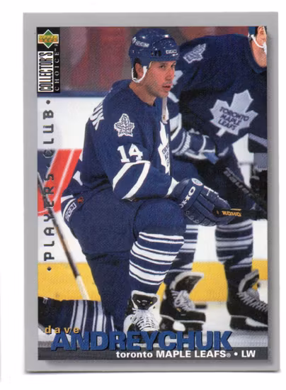 1995-96 Collector's Choice Player's Club #20 Dave Andreychuk (10-X201-MAPLE LEAFS)