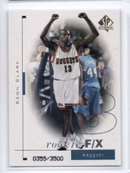 1998-99 SP Authentic #103 Keon Clark RC (50-X60-NBANUGGETS)