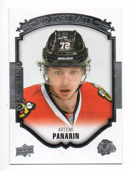 2015-16 Upper Deck UD Portraits #P110 Artemi Panarin (50-X64-BLACKHAWKS)