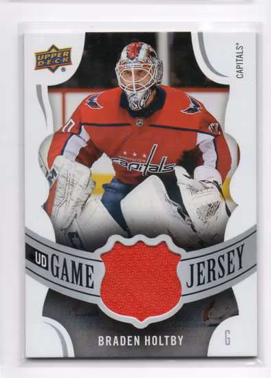 2018-19 Upper Deck Game Jerseys #GJBH Braden Holtby B (30-X216-CAPITALS)