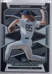 2020 Panini Obsidian #30 Dustin May RC (20-X53-MLBDODGERS)