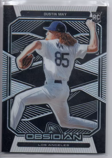 2020 Panini Obsidian #30 Dustin May RC (20-X53-MLBDODGERS)