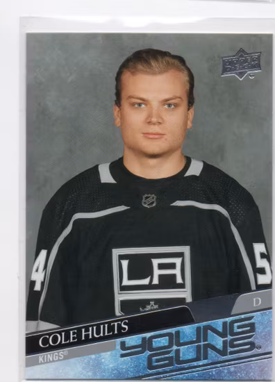 2020-21 Upper Deck #724 Cole Hults YG RC (25-X193-NHLKINGS)