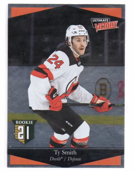 2020-21 Upper Deck Ultimate Victory #UV31 Ty Smith (10-X201-DEVILS)