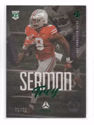 2021 Panini Luminance Green #108 Trey Sermon (50-X214-NFL49ERS)