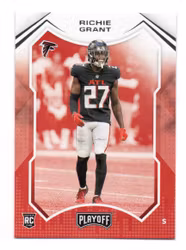 2021 Playoff #260 Richie Grant RC (10-X64-NFLFALCONS)