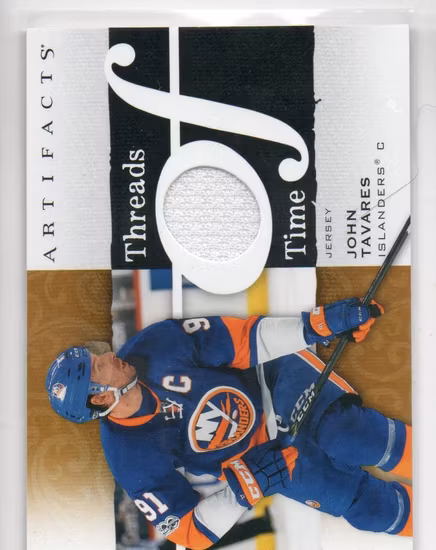 2021-22 Artifacts Threads of Time #TTTA John Tavares (40-X66-ISLANDERS)