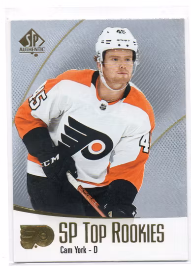 2021-22 SP Authentic Top Rookies #TR7 Cam York (10-X205-FLYERS)