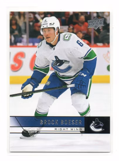 2021-22 Upper Deck '06-07 Retro #T68 Brock Boeser (10-X197-CANUCKS)
