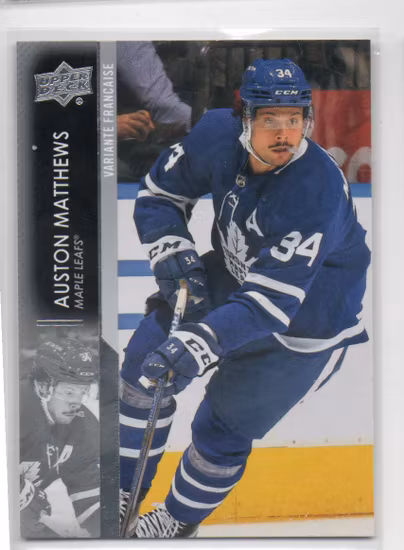 2021-22 Upper Deck French #418 Auston Matthews (60-X52-MAPLE LEAFS)