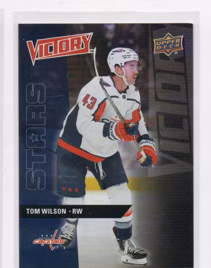 2021-22 Upper Deck Victory Stars #VS31 Tom Wilson (12-X205-CAPITALS)
