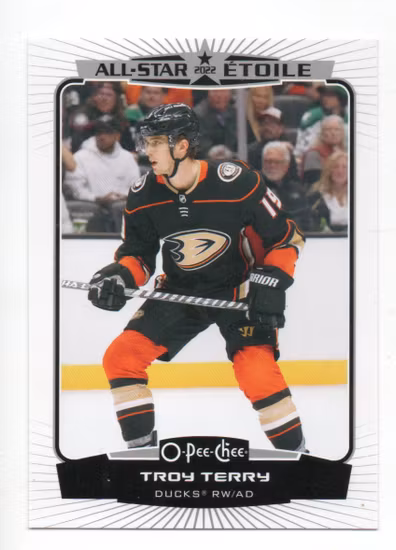 2022-23 O-Pee-Chee #505 Troy Terry AS (10-446x3-DUCKS)
