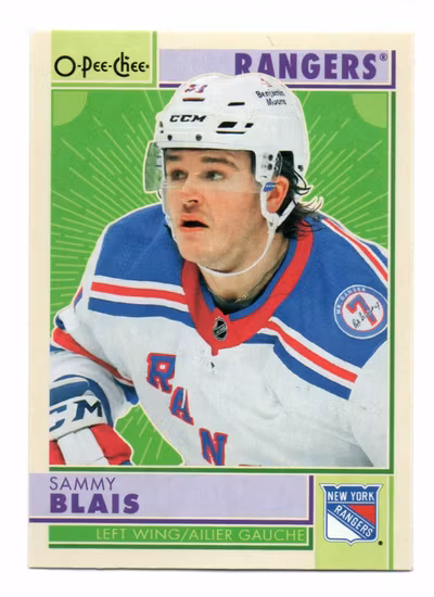 2022-23 O-Pee-Chee Retro #441 Sammy Blais (10-447x8-RANGERS)