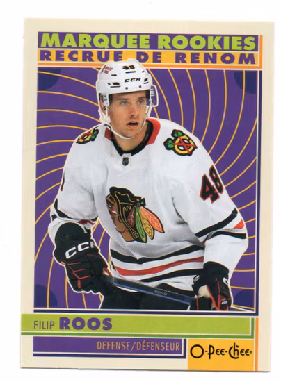 2022-23 O-Pee-Chee Retro #581 Filip Roos (25-446x4-BLACKHAWKS)