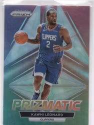 2022-23 Panini Prizm Prizmatic Prizms Silver #7 Kawhi Leonard (25-X68-NBACLIPPERS)