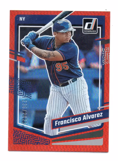 2023 Donruss Holo Red #149 Francisco Alvarez (20-X194-MLBMETS)