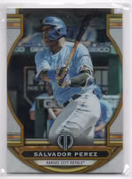 2023 Topps Tribute Gold #15 Salvador Perez (40-X65-MLBROYALS)