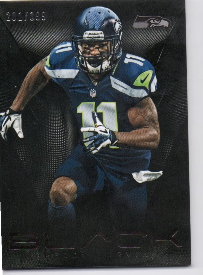 2013 Panini Black #89 Percy Harvin (15-X188-NFLSEAHAWKS)