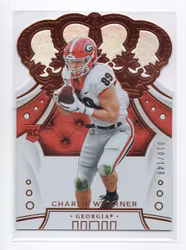 2020 Crown Royale Draft Picks Holo #95 Charlie Woerner (15-X164-NFL49ERS)