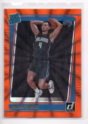 2021-22 Donruss Holo Orange Laser #229 Jalen Suggs RR (30-X173-NBAMAGIC)