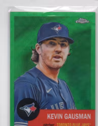 2022 Topps Chrome Platinum Anniversary Green Wave Refractors #346 Kevin Gausman (60-X186-MLBBLUEJAYS)