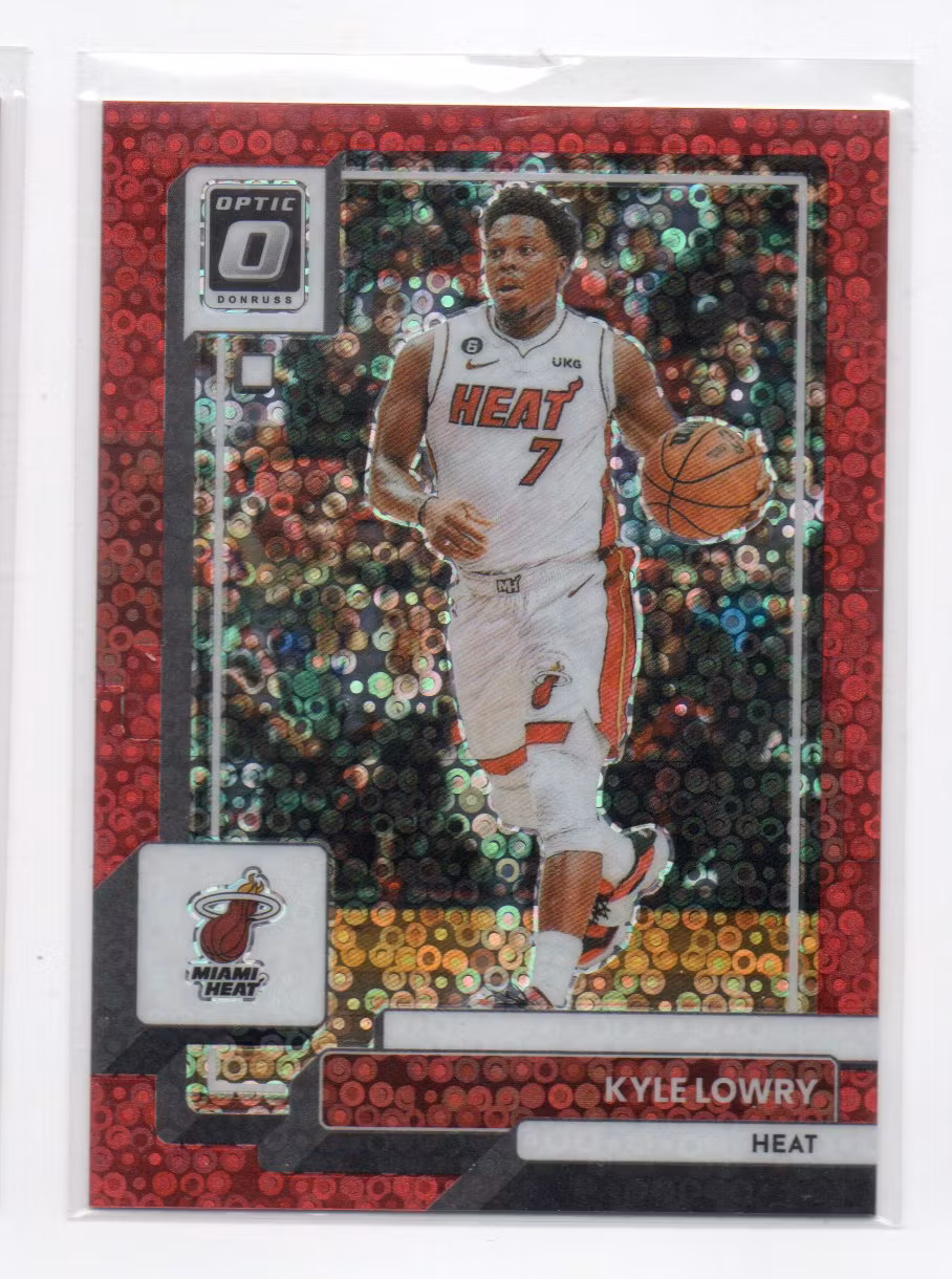 2022-23 Donruss Optic Fast Break Red #144 Kyle Lowry (40-X186-NBAHEAT)